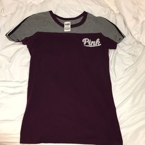 Victoria’s Secret PINK Maroon T-shirt